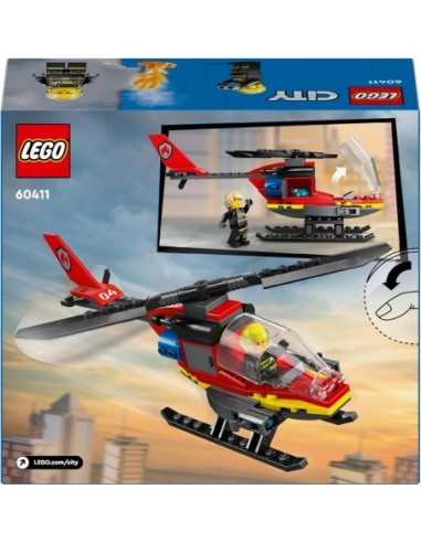 GIOCATTOLO PUBBLICIZZATO: vendita online Lego city elicottero dei pompieri 60411 in offerta