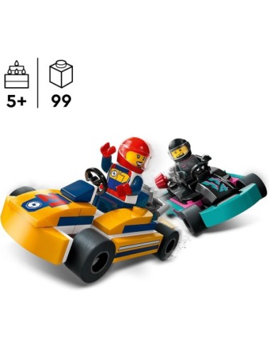 GIOCATTOLO PUBBLICIZZATO: vendita online CITY 60400 GO-KART E PILOTI in offerta
