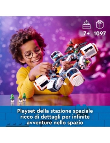 GIOCATTOLO PUBBLICIZZATO: vendita online CITY 60433 STAZIONE SPAZIALE MODULARE in offerta
