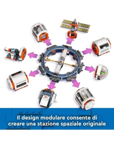 GIOCATTOLO PUBBLICIZZATO: vendita online CITY 60433 STAZIONE SPAZIALE MODULARE in offerta