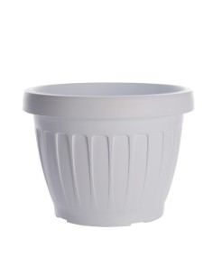 VASI E SOTTO VASI: vendita online VASO TERRA D 30 CM BIANCO in offerta