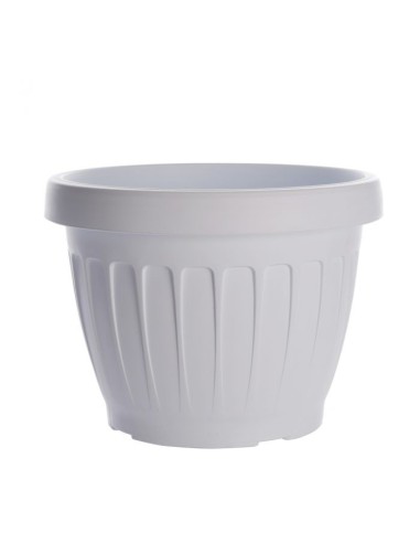 VASO TERRA D 30 CM BIANCO