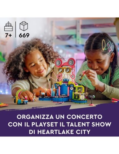 GIOCATTOLO PUBBLICIZZATO: vendita online FRIENDS 42616 TALENT SHOW DI HEARTLAKE CITY in offerta