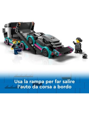 GIOCATTOLO PUBBLICIZZATO: vendita online lego city auto da corsa e trasportatore 60406 in offerta