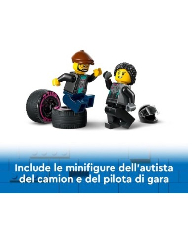 GIOCATTOLO PUBBLICIZZATO: vendita online lego city auto da corsa e trasportatore 60406 in offerta