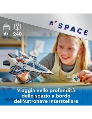 GIOCATTOLO PUBBLICIZZATO: vendita online CITY 60430 ASTRONAVE INTERSTELLARE in offerta
