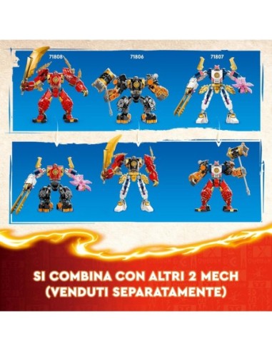 GIOCATTOLO PUBBLICIZZATO: vendita online NINJAGO 71808 MECH ELEMENTO FUOCO DI KAI in offerta