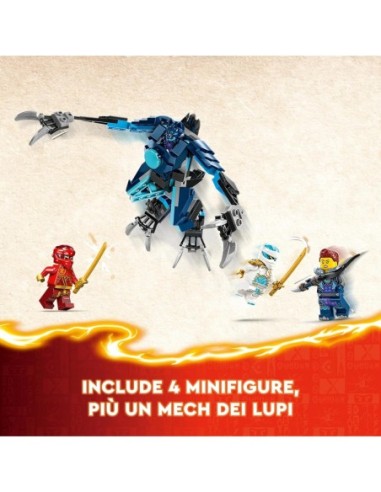 GIOCATTOLO PUBBLICIZZATO: vendita online NINJAGO 71808 MECH ELEMENTO FUOCO DI KAI in offerta