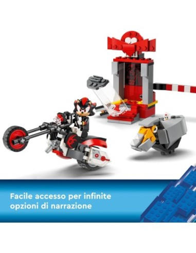 GIOCATTOLO PUBBLICIZZATO: vendita online LEGO Sonic the Hedgehog La Fuga di Shadow the Hedgehog 76995, Set Moto Giocattolo co...