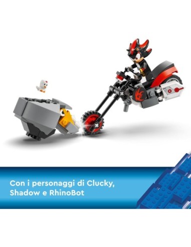 GIOCATTOLO PUBBLICIZZATO: vendita online LEGO Sonic the Hedgehog La Fuga di Shadow the Hedgehog 76995, Set Moto Giocattolo co...