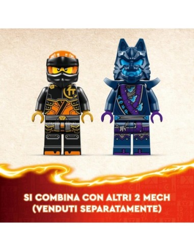 GIOCATTOLO PUBBLICIZZATO: vendita online NINJAGO 71806 MECH ELEMENTO TERRA DI COLE in offerta