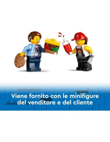 GIOCATTOLO PUBBLICIZZATO: vendita online CITY 60404 FURGONE DEGLI HAMBURGER in offerta