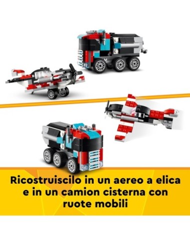 GIOCATTOLO PUBBLICIZZATO: vendita online CREATOR 31146 AUTOCARRO CON ELICOTTERO in offerta