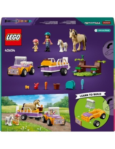 GIOCATTOLO PUBBLICIZZATO: vendita online FRIENDS 42634 RIMORCHIO CON CAVALLO E PONY in offerta