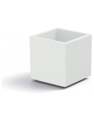 MATHERIA VASO CUBO 40CM BIANCO