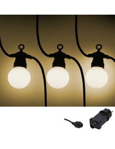 ILLUMINAZIONE ESTERNE: vendita online CATENA LUMINOSA 619469 10LAMPADE BIANCO CALDO 5MT in offerta