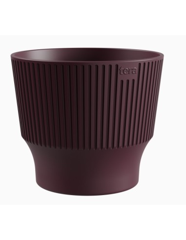 MINI VASO 15CM PLUM