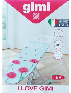 ACCESSORI STIRO: vendita online COPRIASSE DA STIRO "I LOVE" 114-120x34-38 CM GIMI in offerta