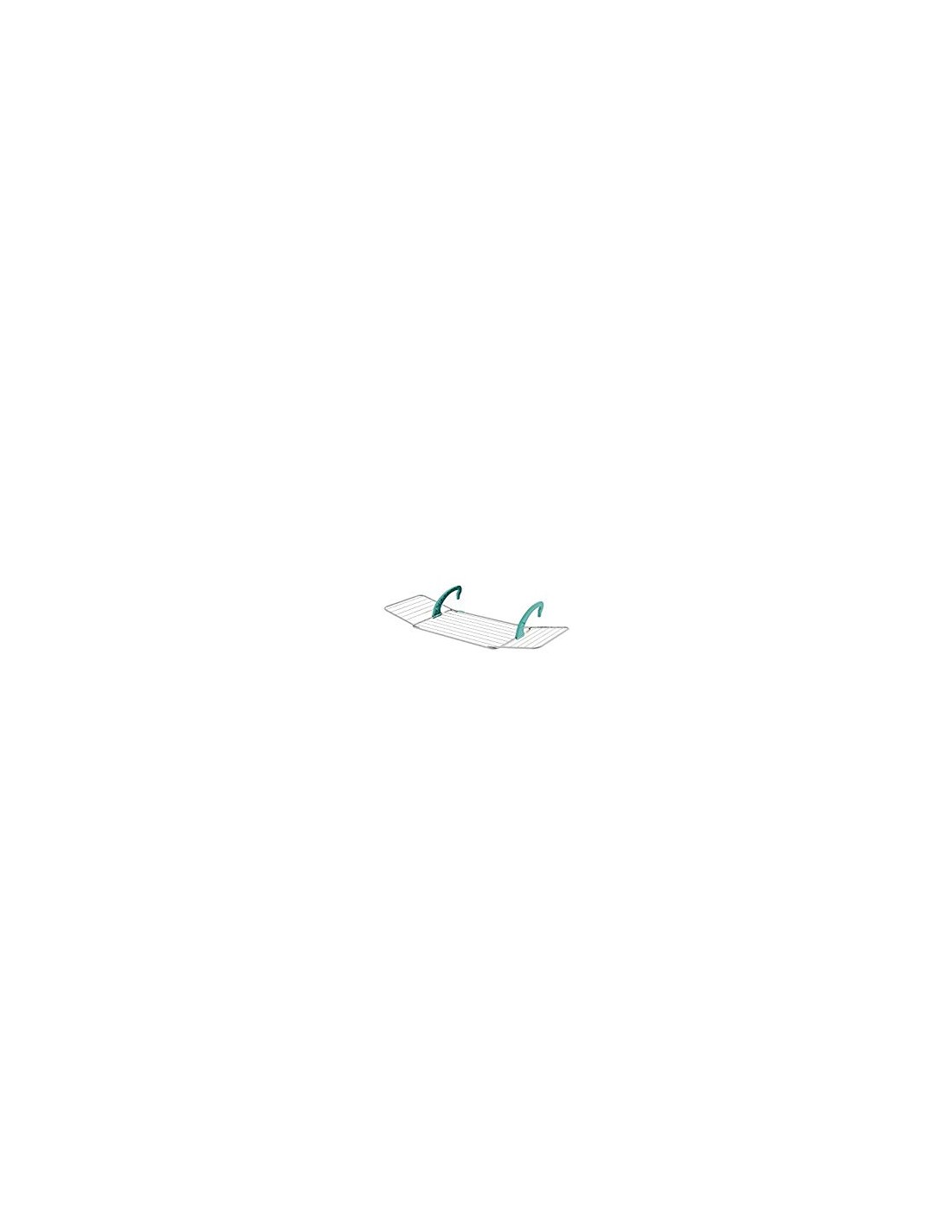 STENDI BALCONE - TERMOSIFONE: vendita online Stendibiancheria da balcone, 107x55x2,5 cm, acciaio e plastica, colore verde acq...