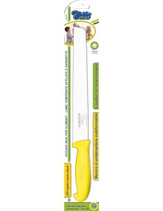 COLTELLO PER SALUMI IN ACCIAIO INOX 24 CM DE LUCA su Shop in Casa