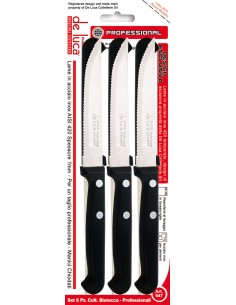 CONFEZIONE 6 PZ COLTELLI BISTECCA PROFESSIONALE DE LUCA su Shop in ...