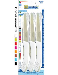 CONFEZIONE 6 COLTELLI DA TAVOLA INOX DE LUCA su Shop in Casa