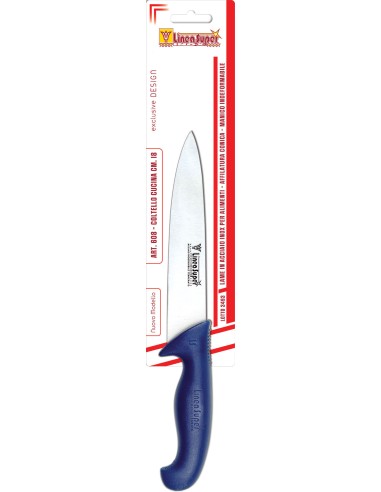 COLTELLO DA CUCINA IN ACCIAIO INOX 18 CM DE LUCA su Shop in Casa