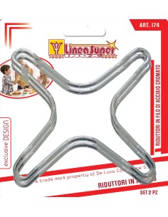 BLISTER 2 RIDUTTORI PER FORNELLI INOX DE LUCA su Shop in Casa