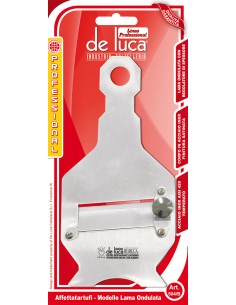 AFFETTARTUFI A LAMA LISCIA IN ACCIAIO INOX DE LUCA su Shop in Casa