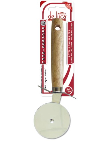 789 ROTELLA TAGLIAPIZZA INOX MANICO LEGNO su Shop in Casa