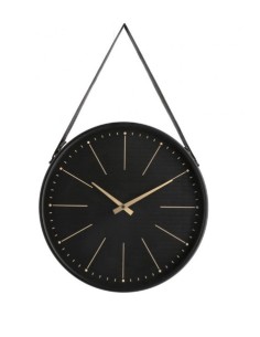 OROLOGIO PARETE 0182395 TIMELY 40CM NERO su Shop in Casa