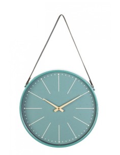 OROLOGIO PARETE 0182438 TIMELY 40CM VERDE su Shop in Casa