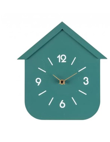 OROLOGIO PARETE 0182444 HOME VERDE CON PENDOLO 24X37,5CM su Shop in...