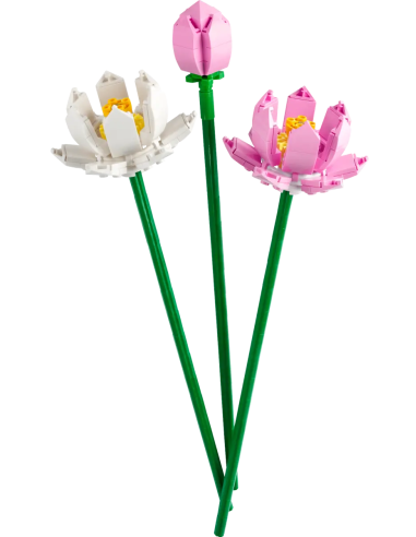 GIOCATTOLO PUBBLICIZZATO: vendita online LEGO Creator Fiori di Loto 40647, Bouquet da Costruire con 2 Fiori e 1 Bocciolo, Dec...