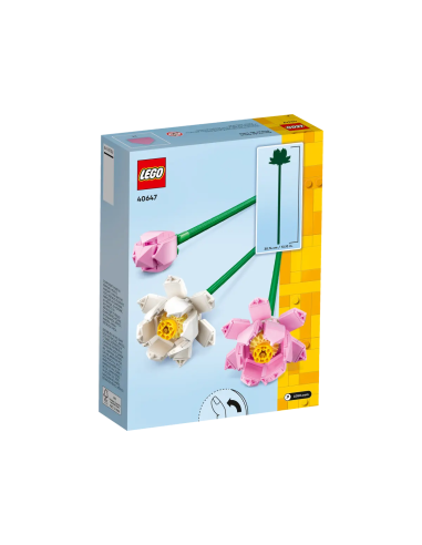 GIOCATTOLO PUBBLICIZZATO: vendita online LEGO Creator Fiori di Loto 40647, Bouquet da Costruire con 2 Fiori e 1 Bocciolo, Dec...
