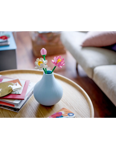 GIOCATTOLO PUBBLICIZZATO: vendita online LEGO Creator Fiori di Loto 40647, Bouquet da Costruire con 2 Fiori e 1 Bocciolo, Dec...