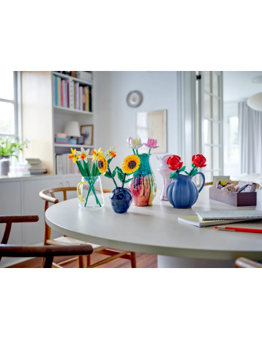 GIOCATTOLO PUBBLICIZZATO: vendita online LEGO Creator Rose, Set di Fiori Finti da Costruire, Decorazione per Casa e Accessori...
