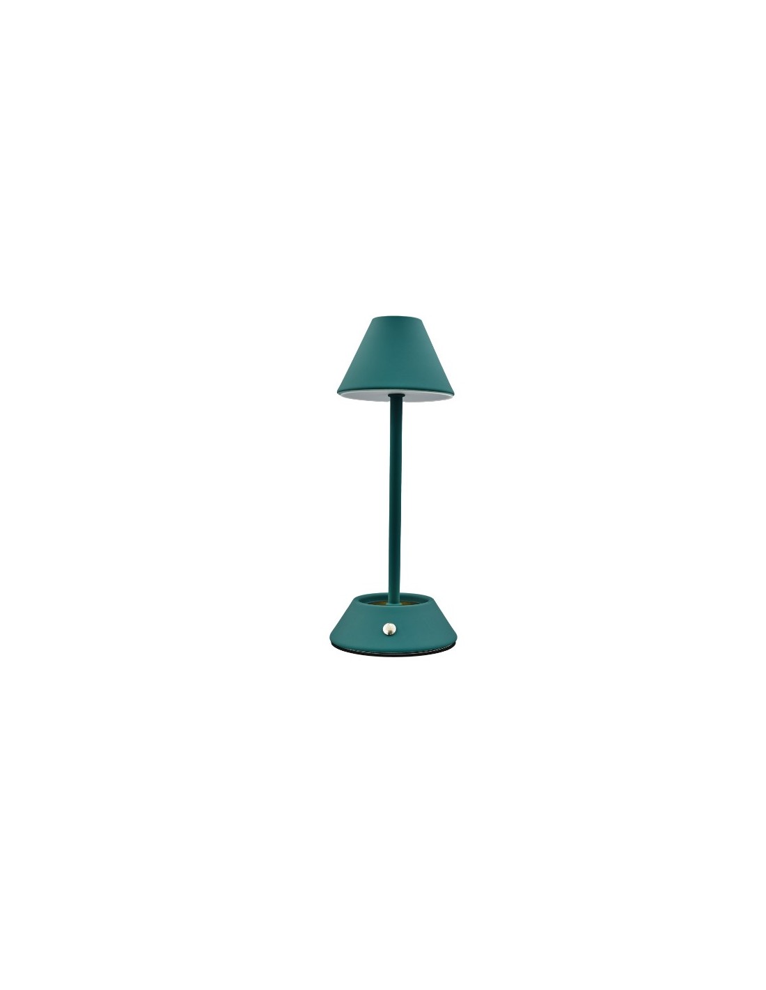 LAMPADA VERDE CONO BASSA TOUCH METALLO su Shop in Casa