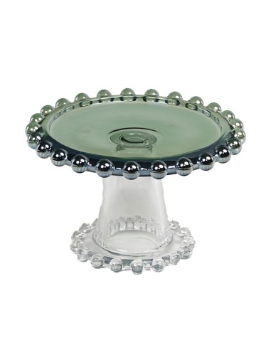 ALZATA 137149 VERDE 15X9CM VETRO su Shop in Casa
