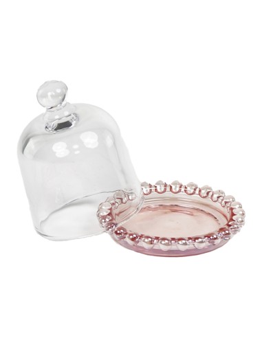BURRIERA 137157 ROSA 10X9CM VETRO su Shop in Casa