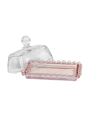 BURRIERA 137160 ROSA 14X9X8CM VETRO su Shop in Casa