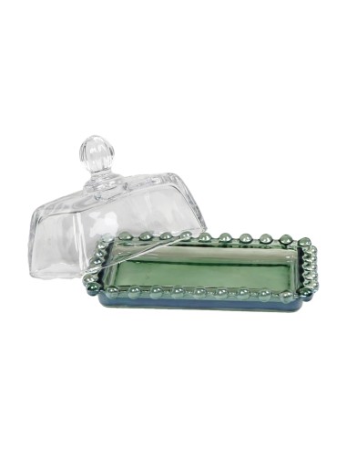 BURRIERA 137161 VERDE 14X9X8CM VETRO su Shop in Casa