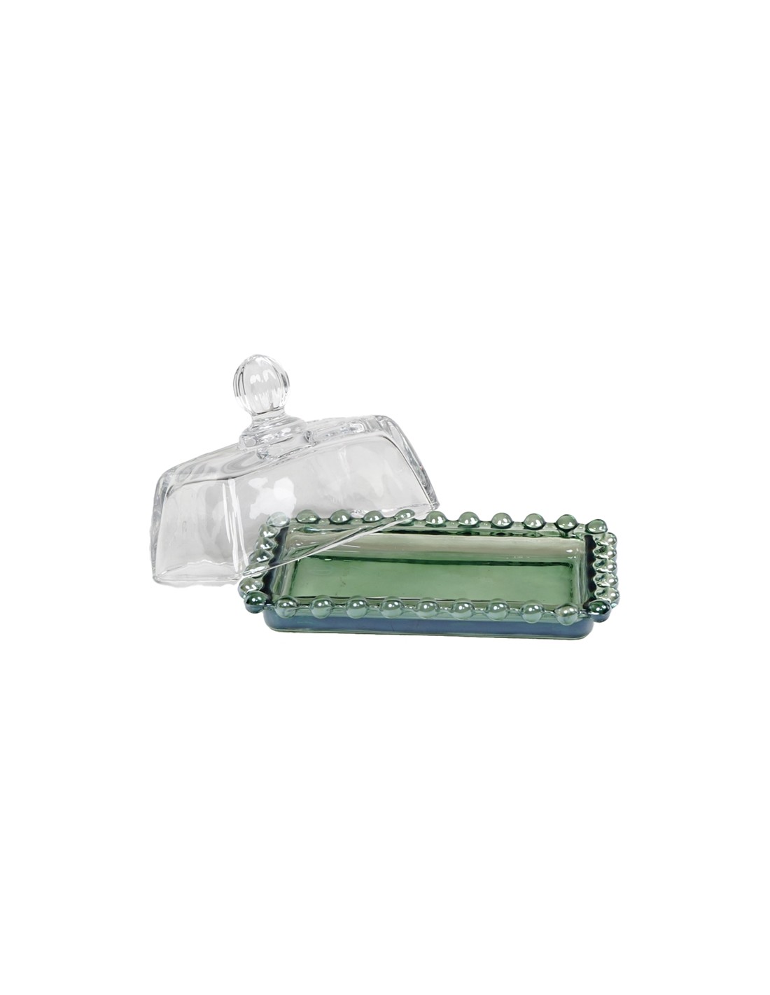 BURRIERA 137161 VERDE 14X9X8CM VETRO su Shop in Casa