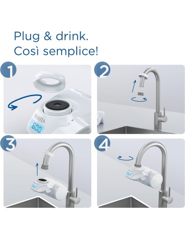 CONTENITORI E BROCCHE: vendita online Sistema filtrante dell'acqua ON TAP Pro V-MF con 1x filtro (600L) in offerta