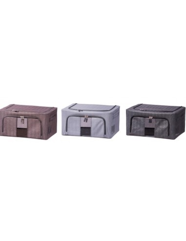 SCATOLA 67969 TESSUTO/FERRO 39X29X20CM ASSORTITO su Shop in Casa