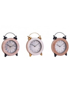 OROLOGIO SVEGLIA 83585 MDF 15X4X22CM ASSORTITO su Shop in Casa