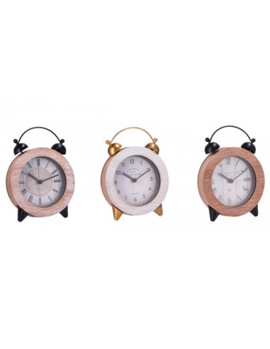 OROLOGIO SVEGLIA 83585 MDF 15X4X22CM ASSORTITO