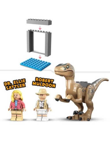 GIOCATTOLO PUBBLICIZZATO: vendita online JURASSIC PARK 76957 LA FUGA DEL VELOCIRAPTOR in offerta