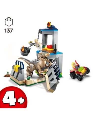 GIOCATTOLO PUBBLICIZZATO: vendita online JURASSIC PARK 76957 LA FUGA DEL VELOCIRAPTOR in offerta