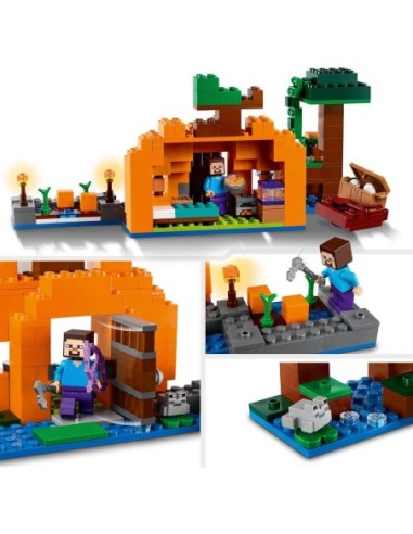 GIOCATTOLO PUBBLICIZZATO: vendita online MINECRAFT 21248 LA FATTORIA DELLE ZUCCHE in offerta